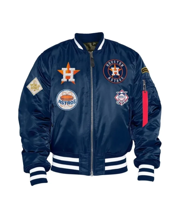 Houston Astros Stylish MA-1 Bomber Jacket