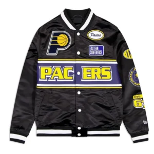 Indiana Pacers Rally Drive 2024 Varsity Jacket