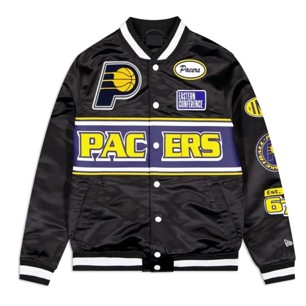 Indiana Pacers Rally Drive 2024 Varsity Jacket
