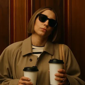 Jessica Biel The Better Sister S01 Cotton Coat