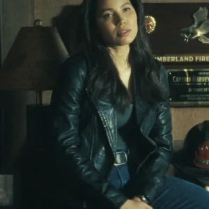 Jurnee Smollett Smoke S01 Leather Jacket