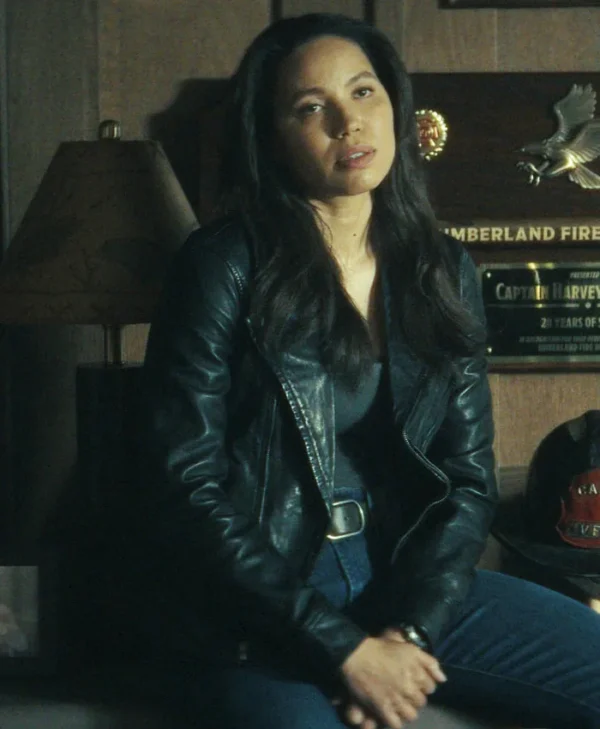 Jurnee Smollett Smoke S01 Leather Jacket