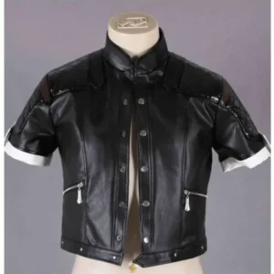 King of Fighters Destiny Kyo Kusanagi Black Stylish Leather Jacket
