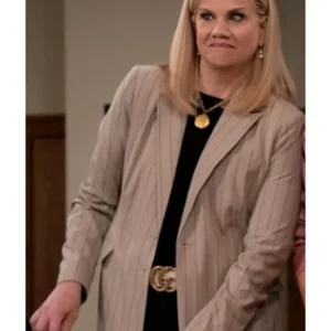Kristen Johnston Leanne S01 Cotton Brown Coat