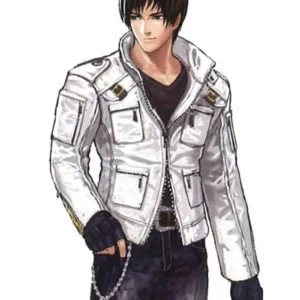 Kyo Kusanagi The King Of Fighters World White Stylish Leather Jacket