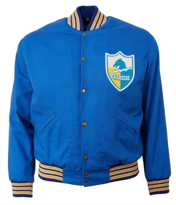 LA Chargers 1960 Blue Cotton Varsity Jacket