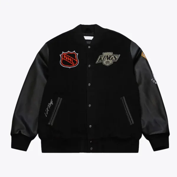 LA Kings Black Out Team Varsity Jacket