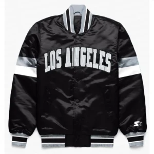 LA Kings Home Game Black Varsity Jacket