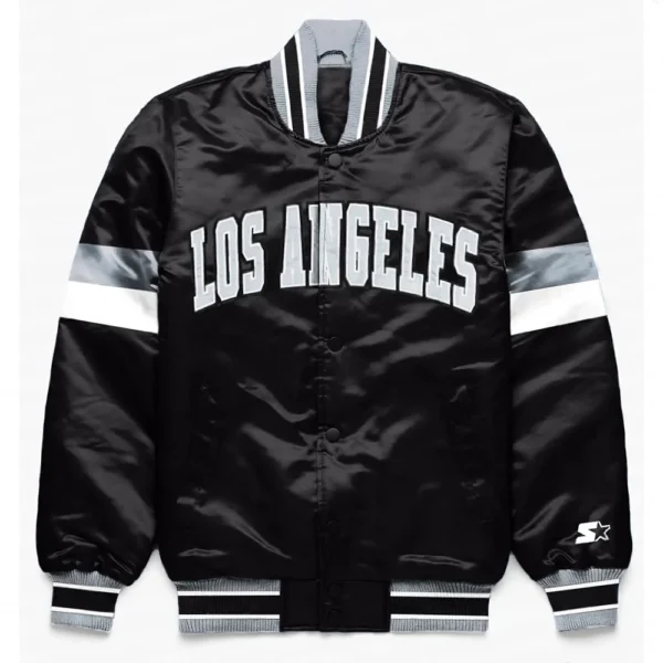 LA Kings Home Game Black Varsity Jacket
