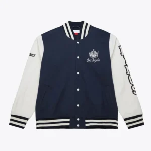 LA Kings Navy and White Fleece Jacket