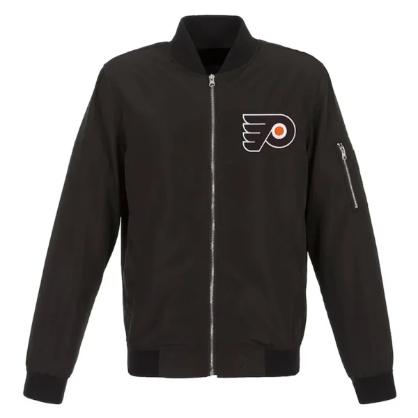 Lightweight Philadelphia Flyers Nylon Bomber Jacket