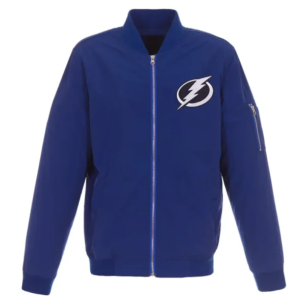 Lightweight Tampa Bay Lightning Nylon Bomber Jacket