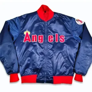 Los Angeles Angels Blue Stylish Bomber Jacket