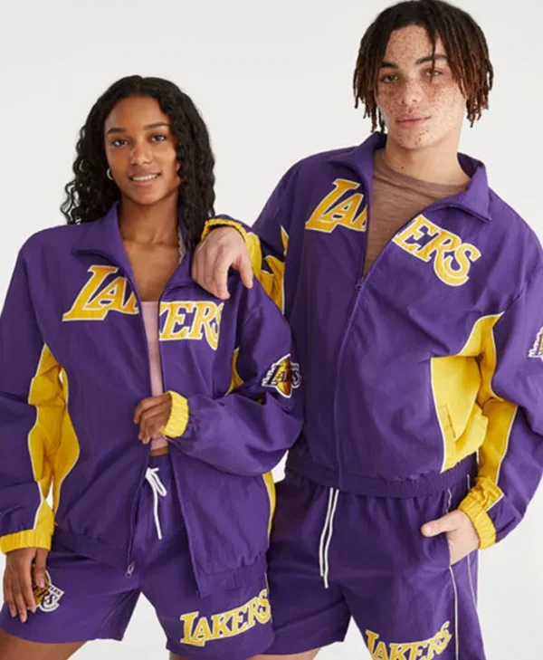 Los Angeles Lakers Full-Zip Purple Jacket