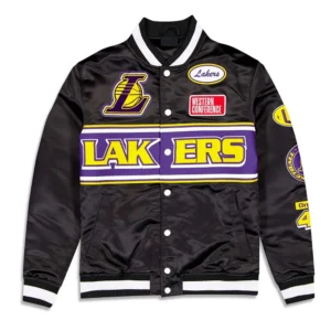 Los Angeles Lakers Rally Drive 2024 Varsity Jacket