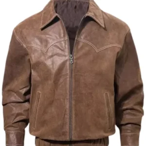 Men's Brown Stylish Leather Jacket