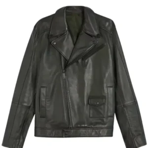 Men’s Classic Carve Black Biker Jacket