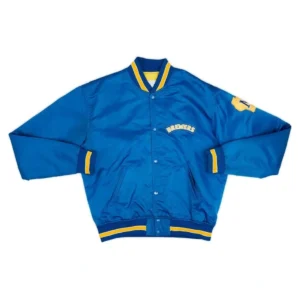Milwaukee Brewers 1990-93 Blue Varsity Jacket