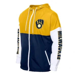Milwaukee Brewers Hoodie Windbreaker