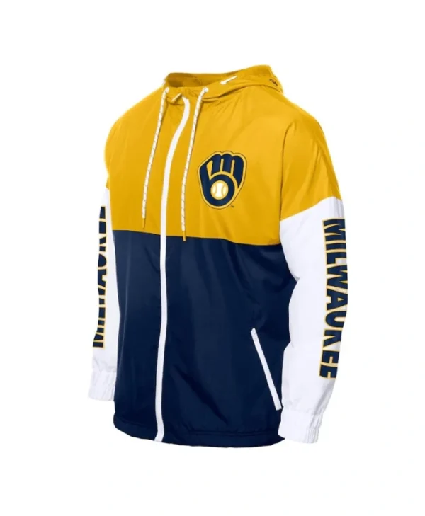 Milwaukee Brewers Hoodie Windbreaker