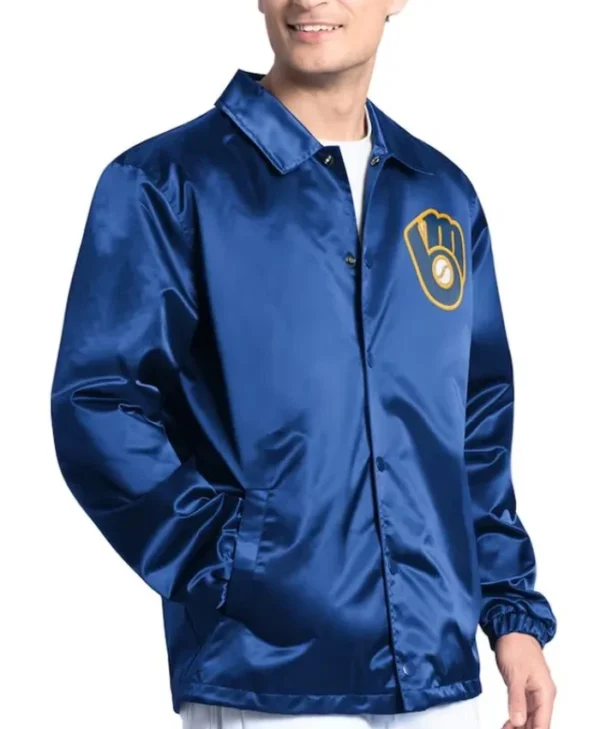 Milwaukee Brewers Point Man Royal Jacket