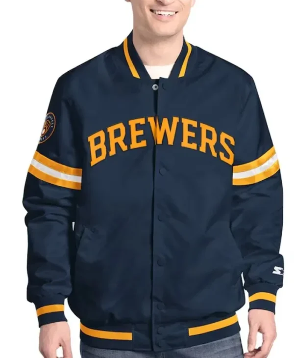 Milwaukee Brewers Scout Varsity Jacket