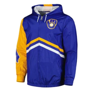 Milwaukee Brewers Undeniable Royal Full-Zip Jacket