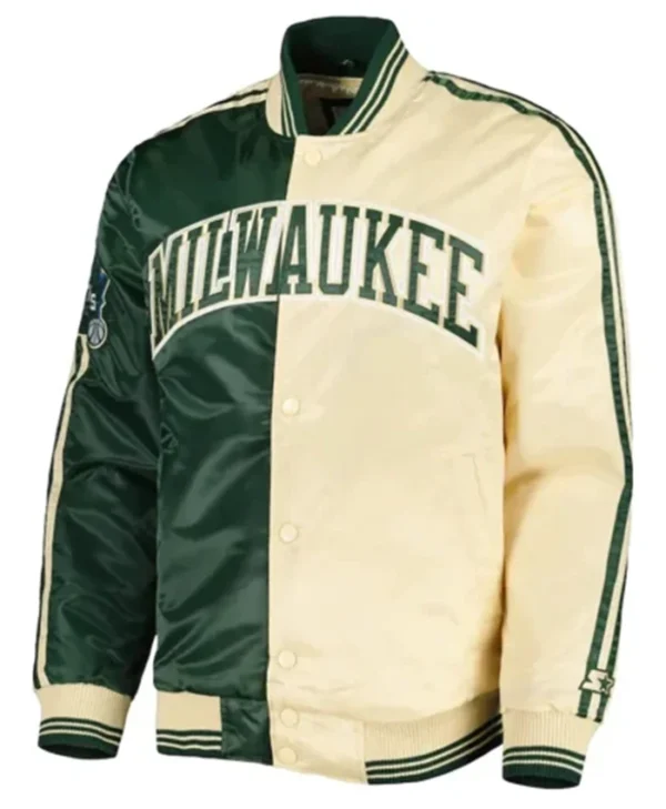 Milwaukee Bucks Fast Break Varsity Jacket