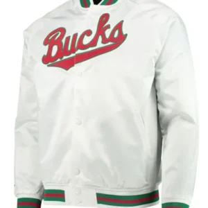 Milwaukee Bucks Hardwood Classics Varsity Jacket