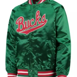 Milwaukee Bucks Hardwood Varsity Jacket
