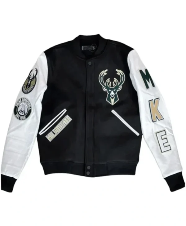 Milwaukee Bucks Letterman Varsity Jacket