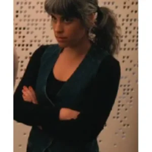 Mythic Quest 2025 Ashly Burch Denim Stylish Vest