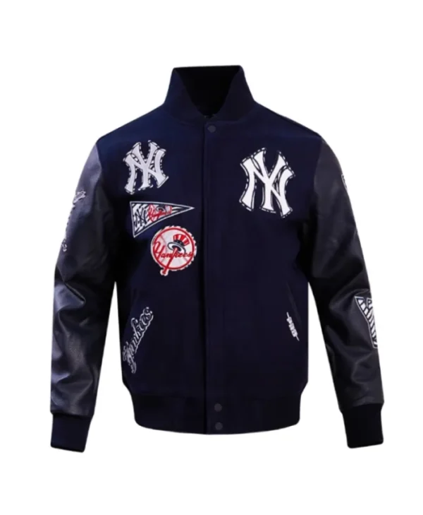 NY Yankees Animal Print Varsity Jacketvvvvvvvvv