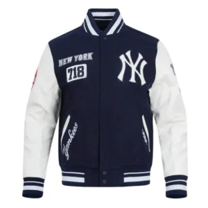 NY Yankees Area Code Classic Rib Jacket