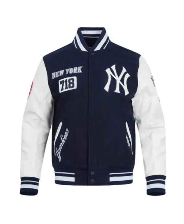 NY Yankees Area Code Classic Rib Jacket