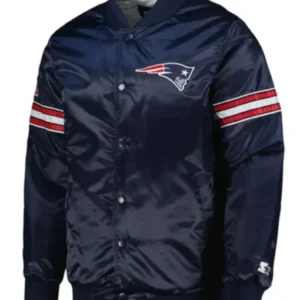 New England Patriots The Pick And Roll Navy Blue Jacket