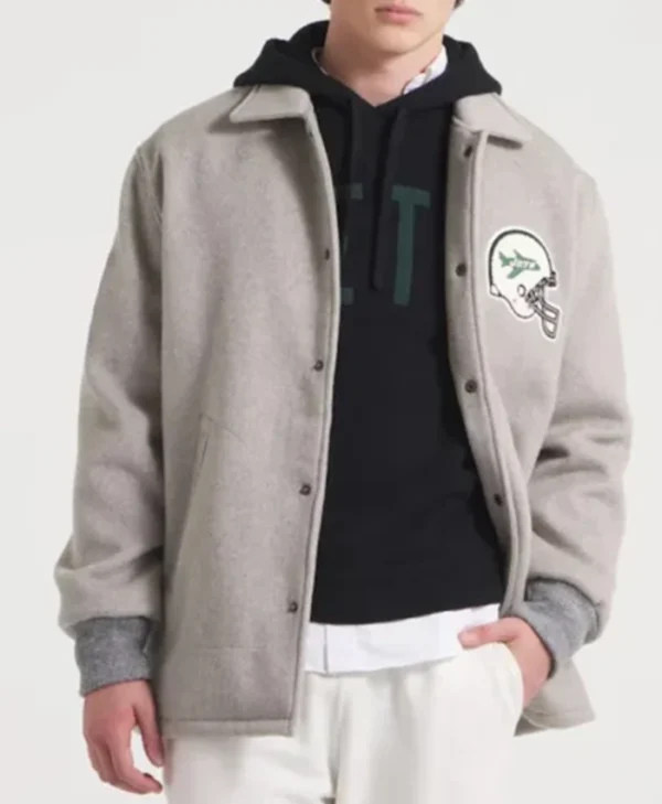 New York Jets Coaches Grey Heather Jacket