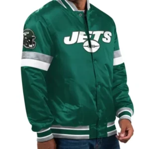 New York Jets Game Green Varsity Jacket