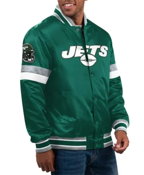 New York Jets Game Green Varsity Jacket