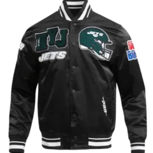 New York Varsity Jets Mashup Classic Rib Jacket