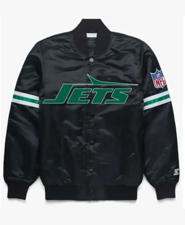 New York Varsity Jets Method Man Black Jacket