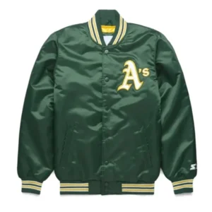 Oakland Athletics Classic Green Stylish Varsity Jacket