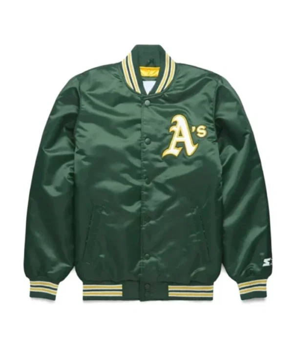 Oakland Athletics Classic Green Stylish Varsity Jacket