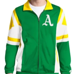 Buy Now Oakland Athletics Contender Tricot Stylish Track Jacket