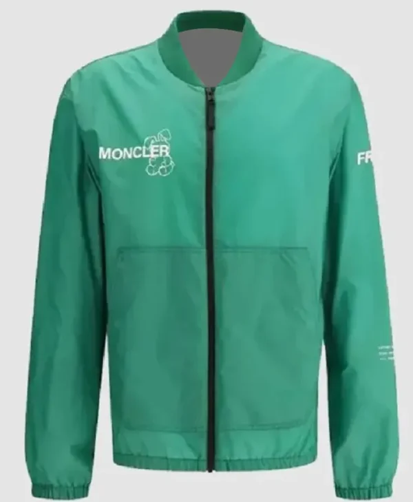 Ostria Green Stylish Bomber Jacket