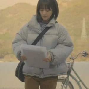 Park Bo-young Our Unwritten Seoul Grey Jacket