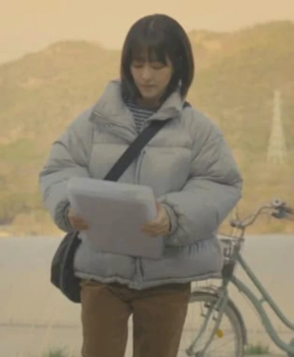 Park Bo-young Our Unwritten Seoul Grey Jacket