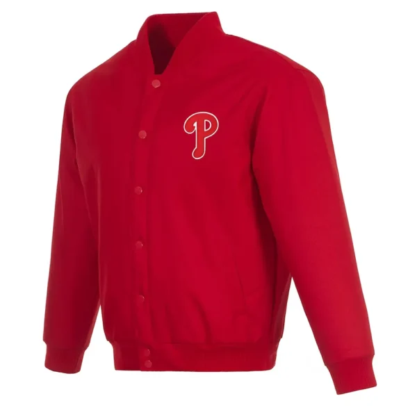 Philadelphia Phillies Poly-Twill Varsity Jacket