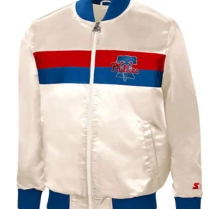 Philadelphia Phillies Starter Satin Bomber Jacket