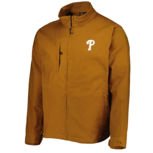 Philadelphia Phillies Tri-Blend Journey Tan Jacket